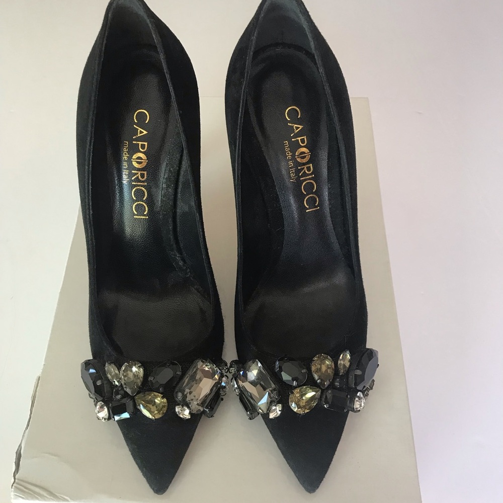 CAPORICCI, ITALIAN WOMEN’S, SUEDE SHOES.